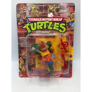 Teenage‎ Mutant Ninja Turtles- Leatherhead- 10 Back MOC 5052 1989- Orig. Release